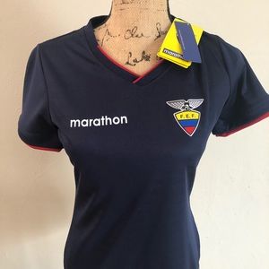 Ecuador National Away Soccer Women Jersey Sz Small